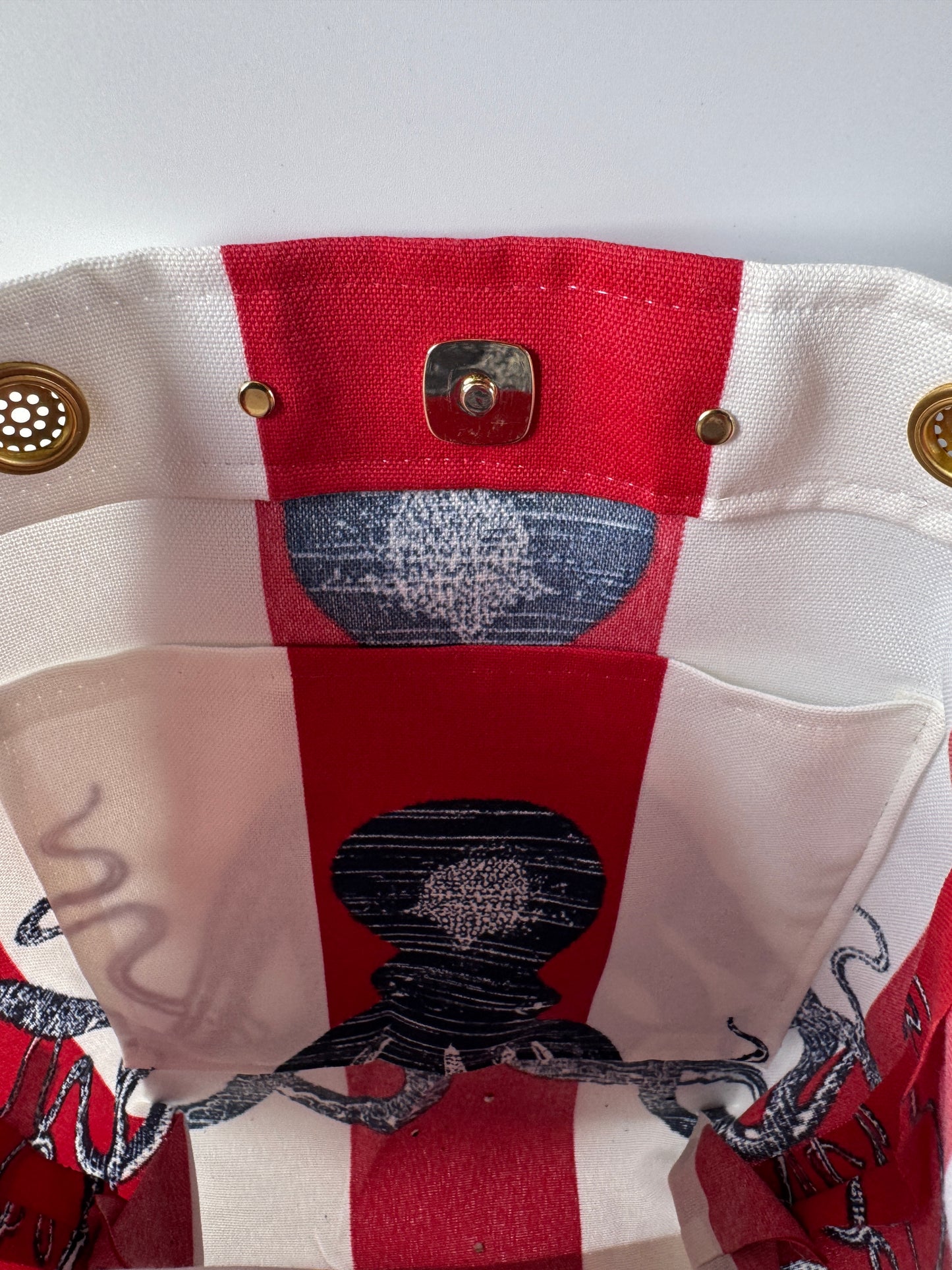 The Shrimpy Bag in American Cephalopod - A Limited Edition Fabric