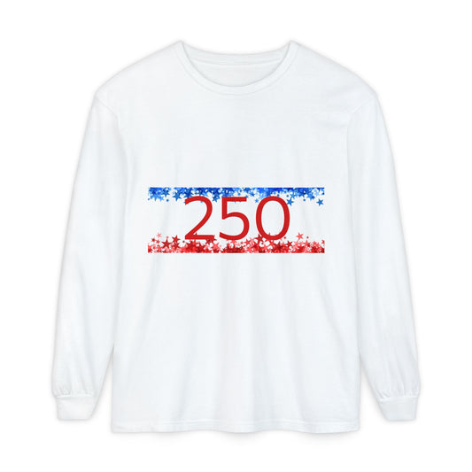 250 Nautical Sailboat Long Sleeve Tee