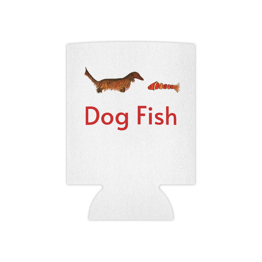 "Dog Fish" Dachshund & Fish Koozie