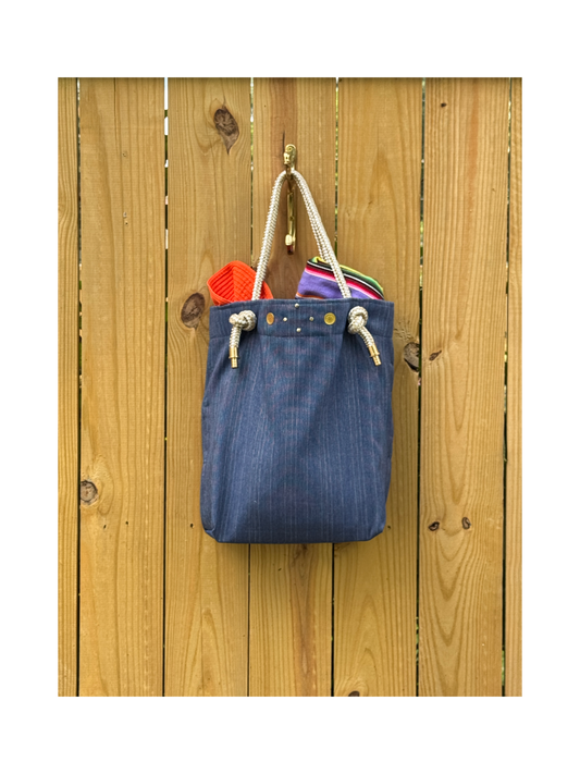 The Tall Buoy Bag in Just Blue