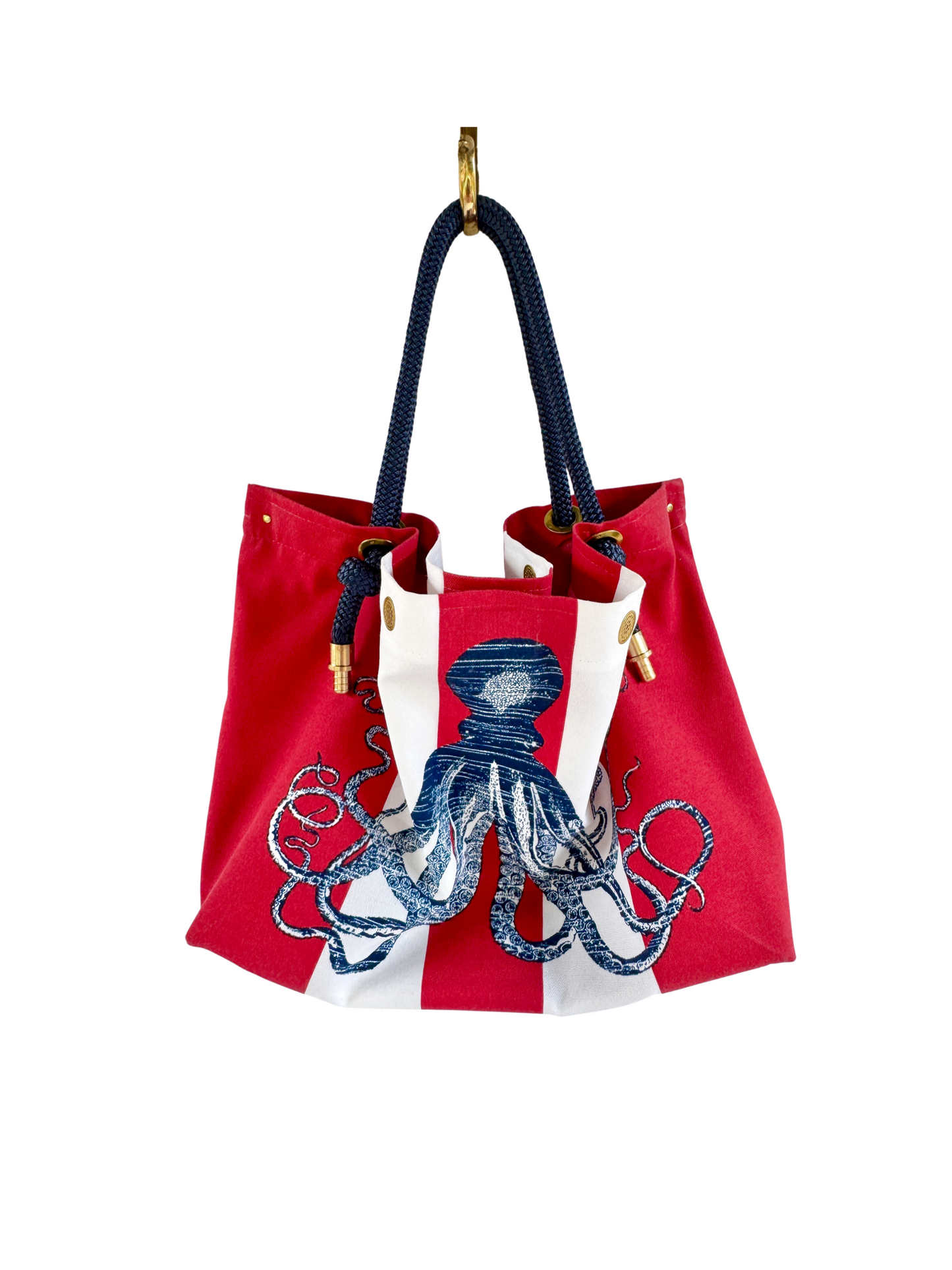The Dinghy Bag in American Cephalopod - A Limited Edition Fabric