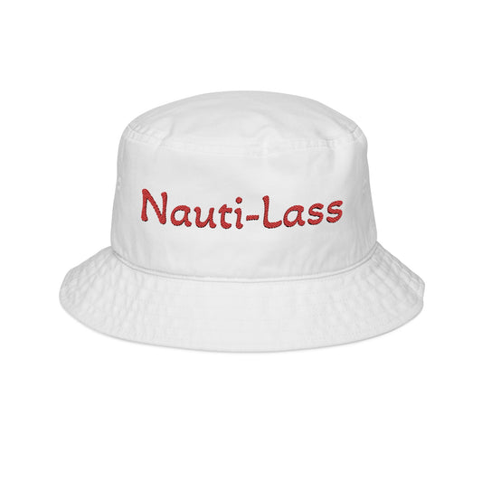 Nauti-Lass Embroidered Bucket Hat