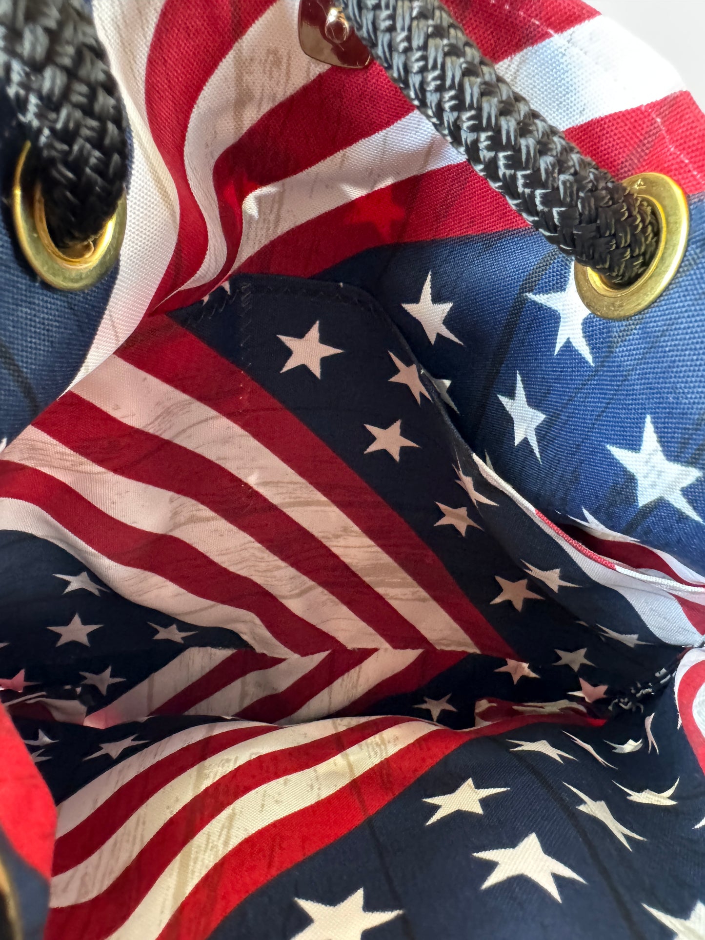The Tippy Tote Vintage Flag