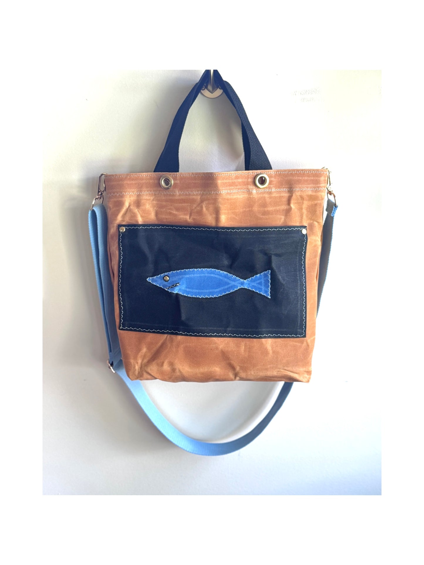 NautiCats - “What’s That?” Catfish Tote Bag
