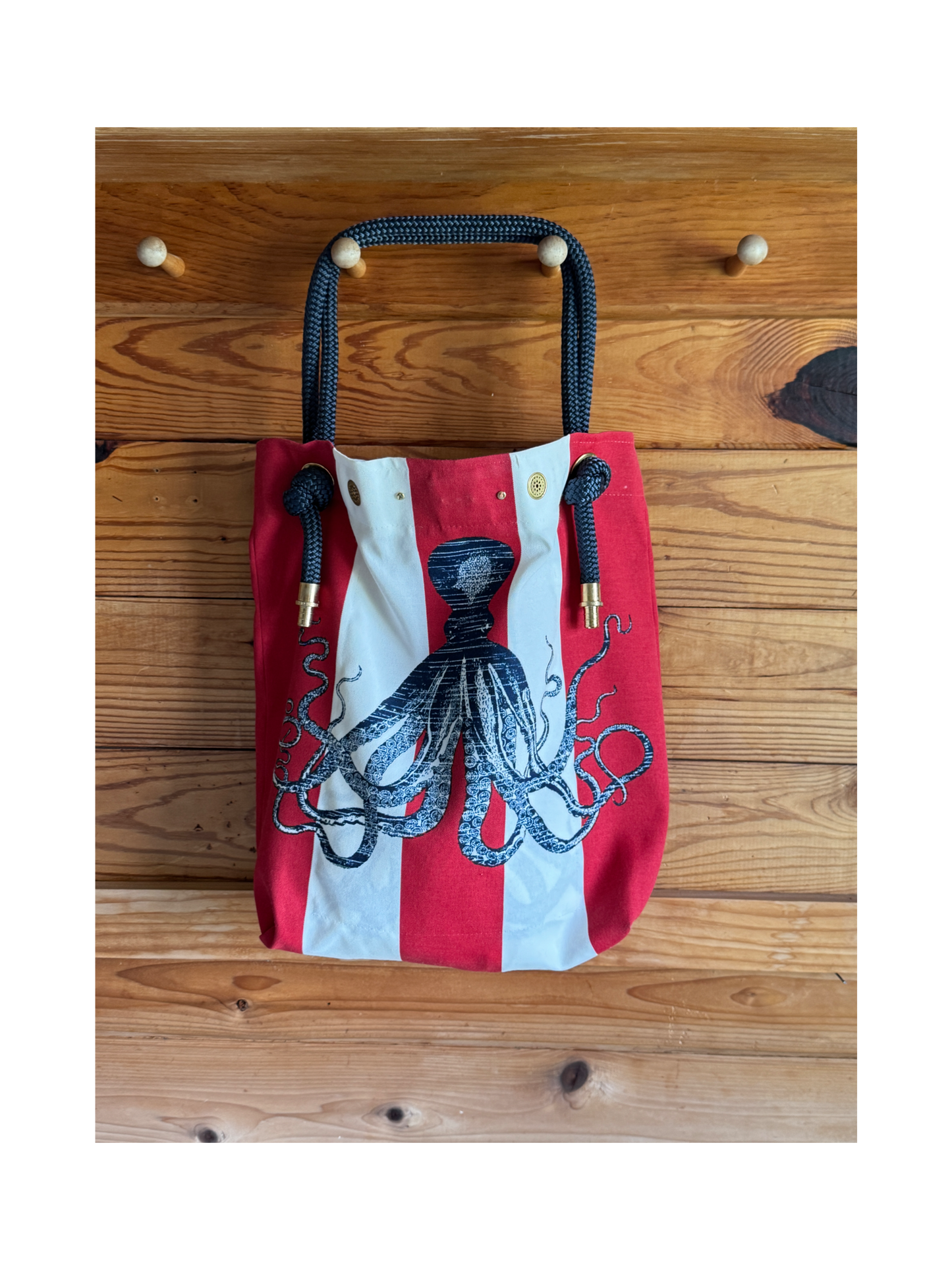 The Tall Buoy Bag in American Cephalopod - Limited Edition Fabric