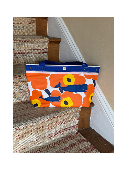 Blue PODS/Marimekko Shoulder Tote
