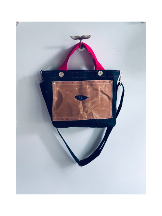 SKIPPER-ELLI Face Bag on Waxed Cotton