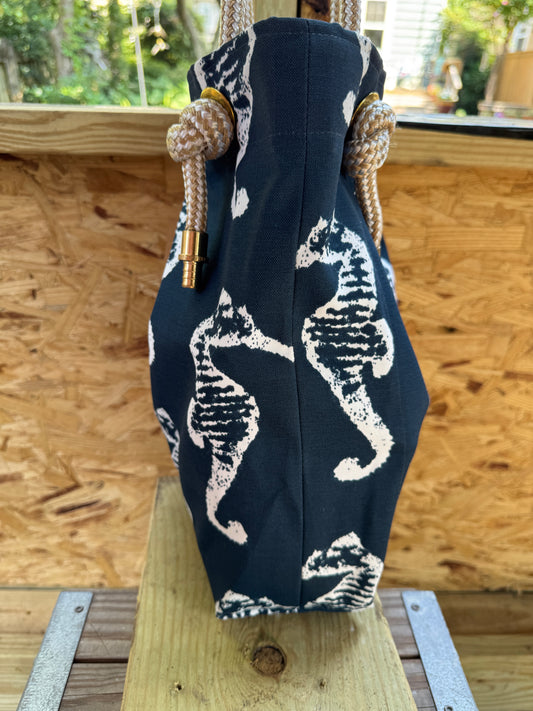 The Tall Buoy Bag in Seahorsey
