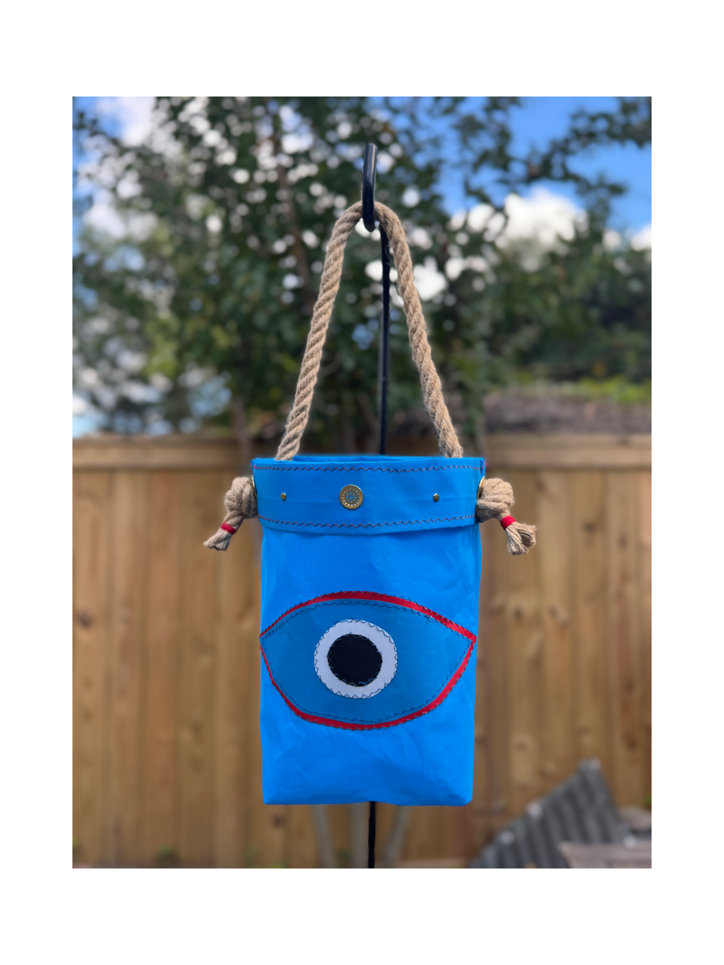 Blue Fish Eye Bag with OBX