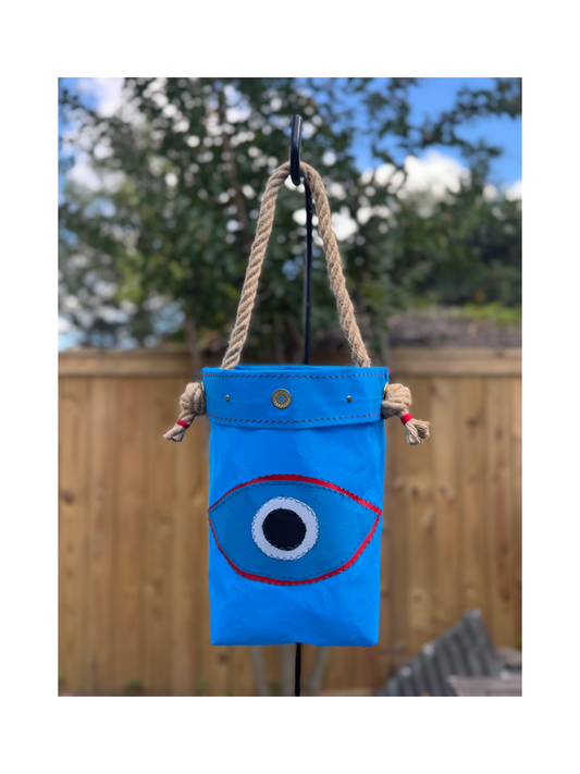 Blue Fish Eye Bag with OBX