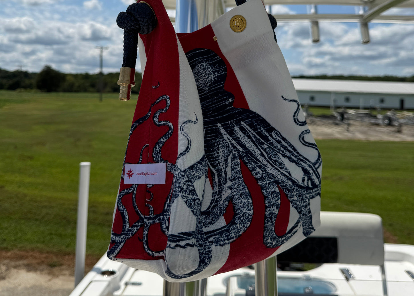 The Shrimpy Bag in American Cephalopod - A Limited Edition Fabric