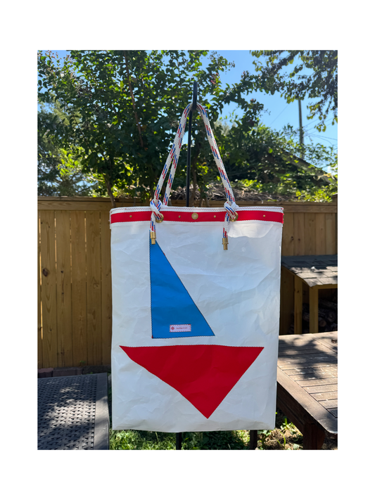 Sail or Die Big Sailcloth Bag