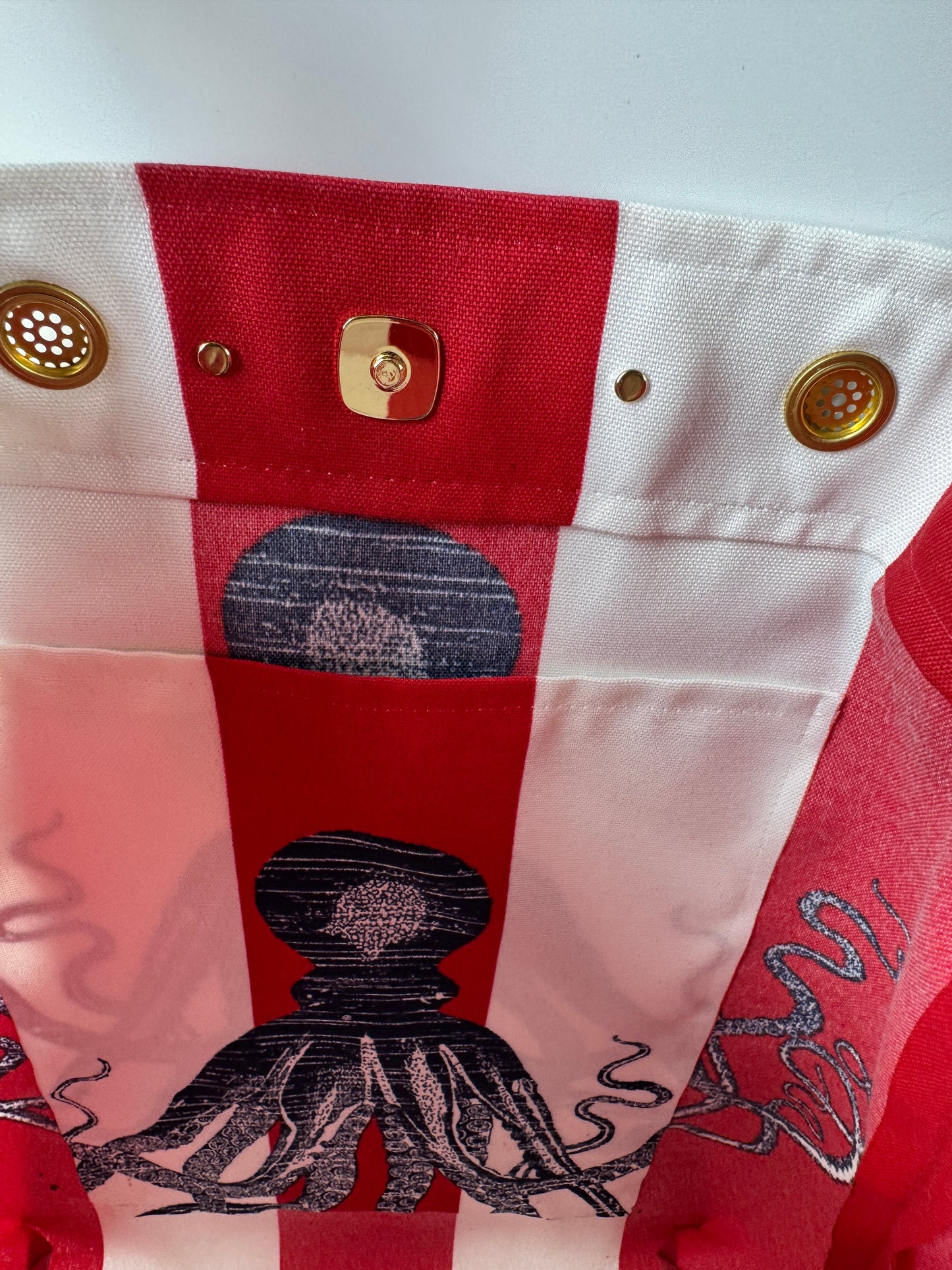 The Tall Buoy Bag in American Cephalopod - Limited Edition Fabric