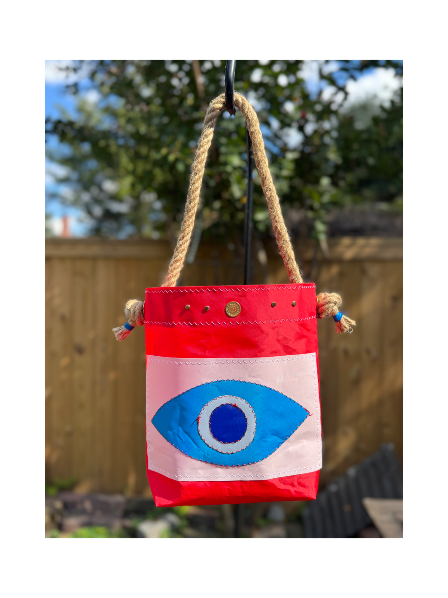 Red Fish Eye Bag with OBX