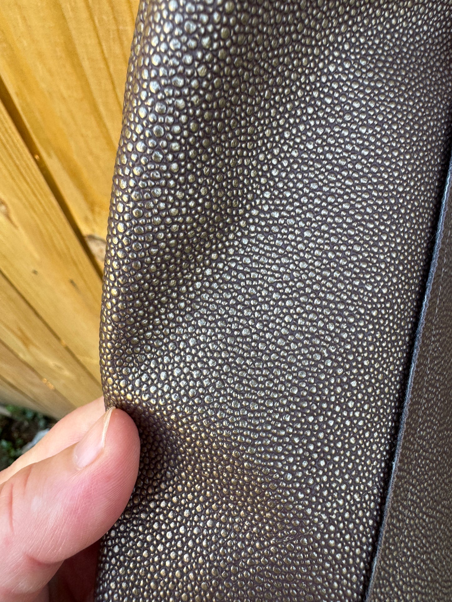 The Tall Bouy Bag in Shagreen Vinyl Horseshoe Crab
