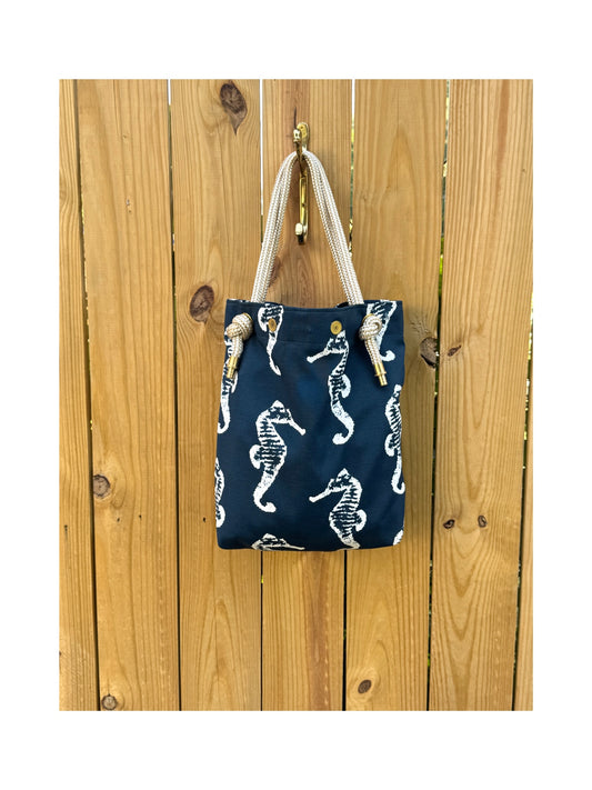 The Tall Buoy Bag in Seahorsey