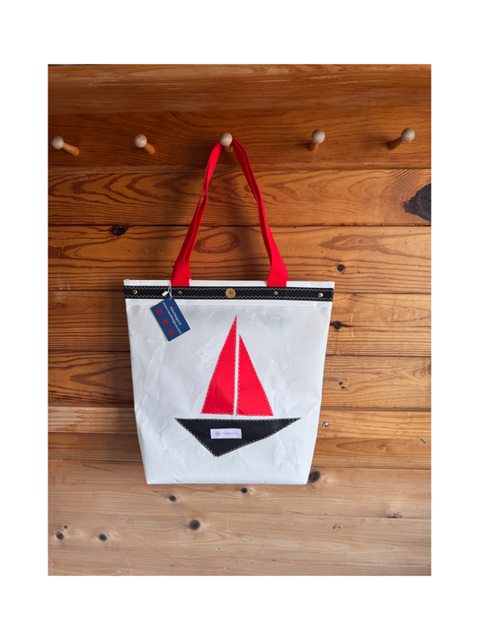 Pearl The Black Pelican Tote Bag