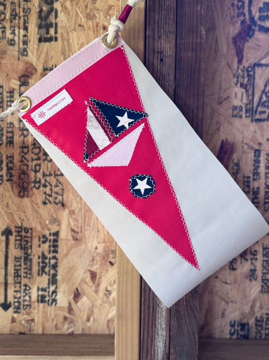 Red, White & Blue Pennant