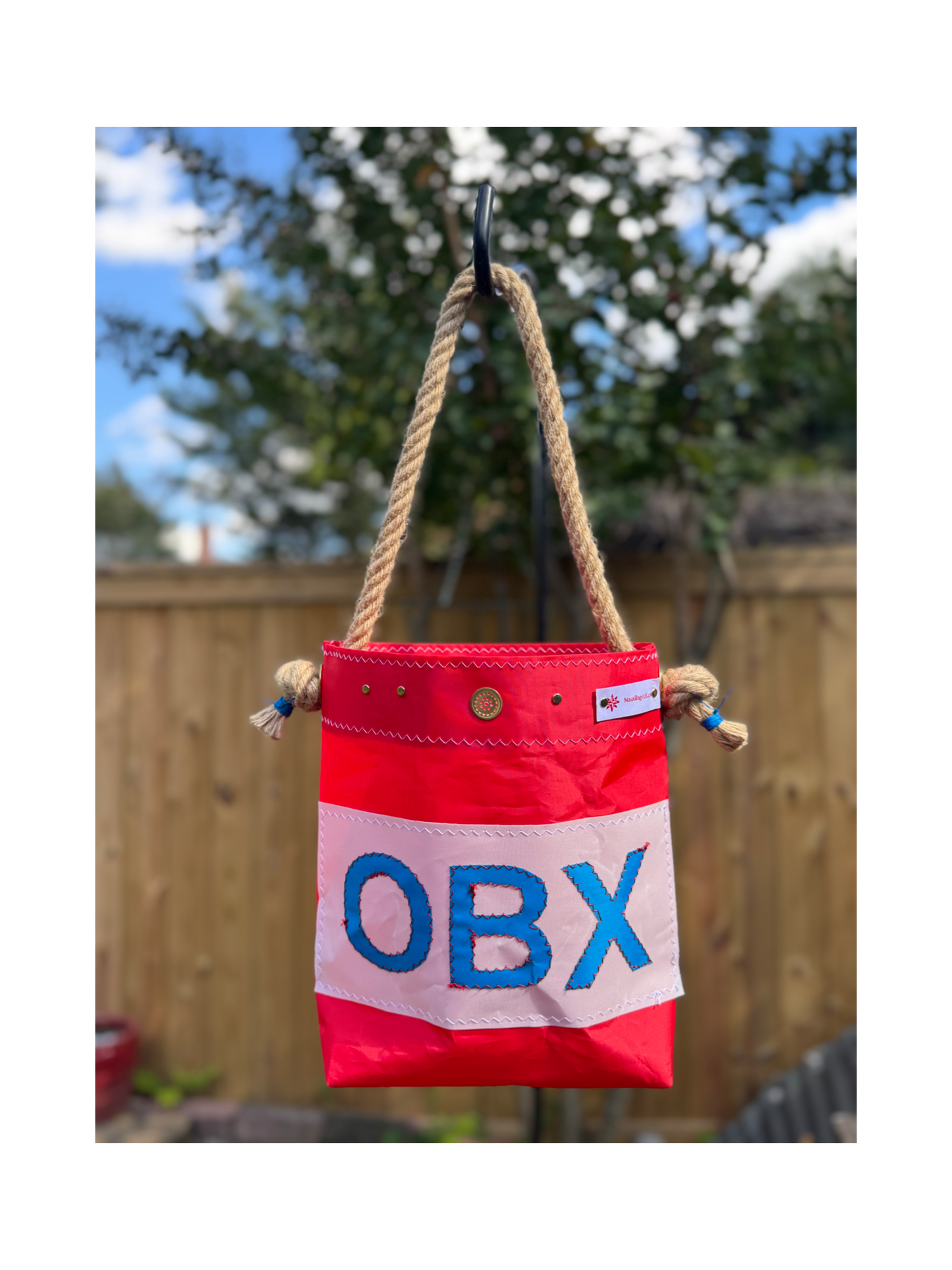 Red Fish Eye Bag with OBX