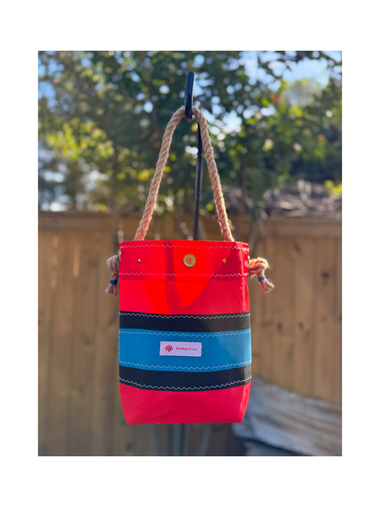 Lazy Eye Fish Eye Bag in Red