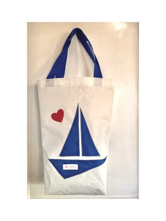 The Big Blue Heron Deep Tote