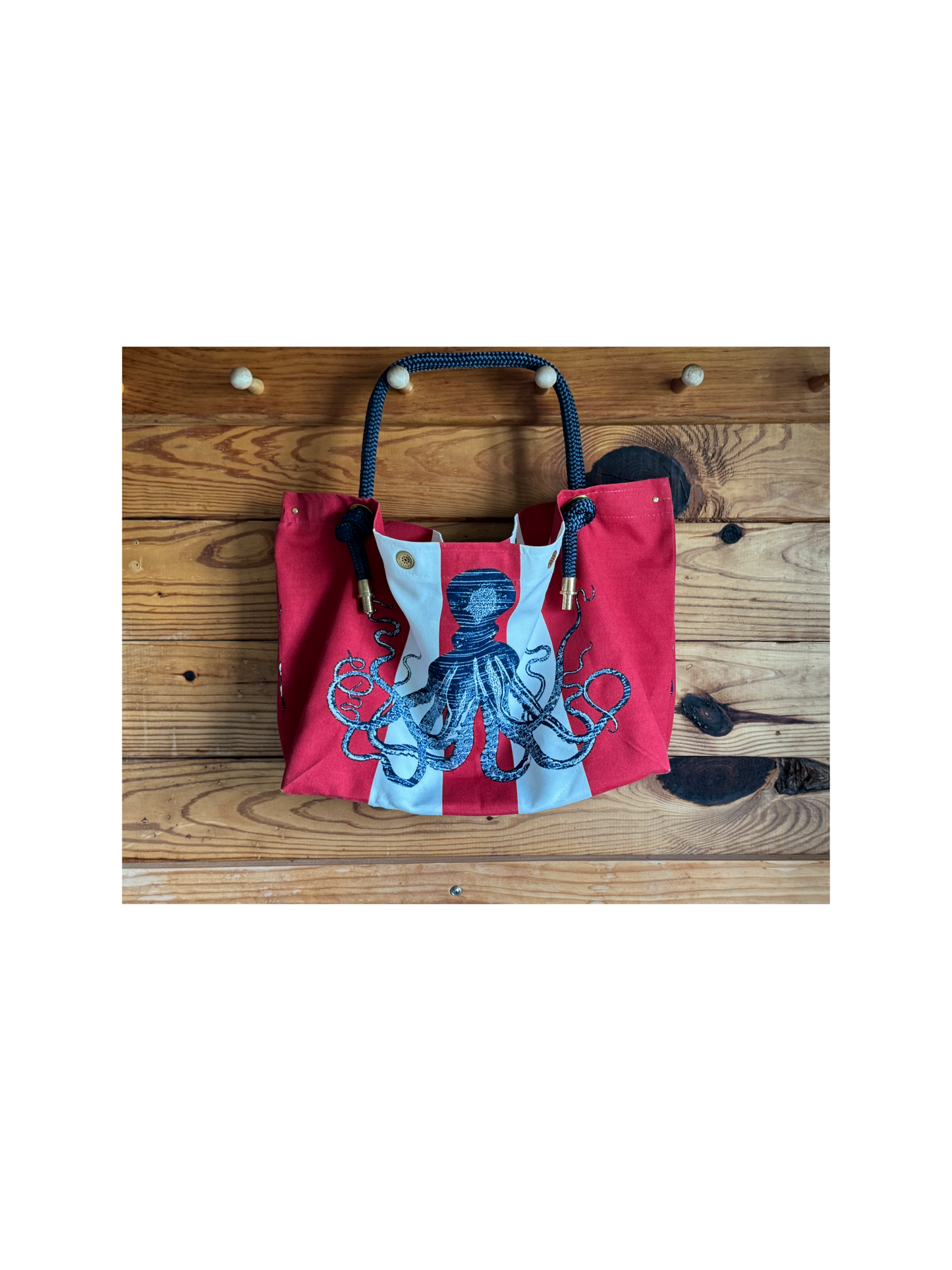 The Dinghy Bag in American Cephalopod - A Limited Edition Fabric
