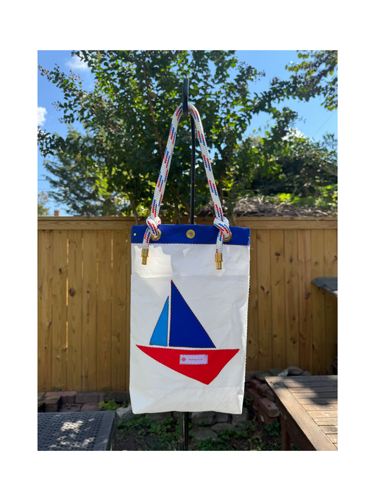 Ahoy Boy Sailcloth Bag