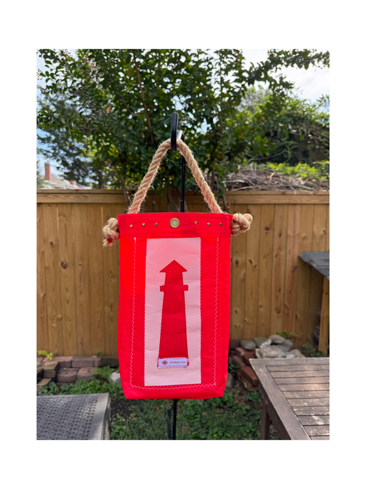 Sailcloth Lighthouse Bucket Bag #3
