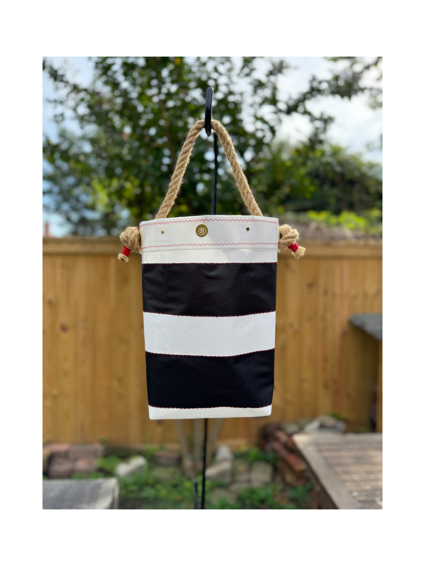 Sailcloth Lighthouse Bucket Bag #1