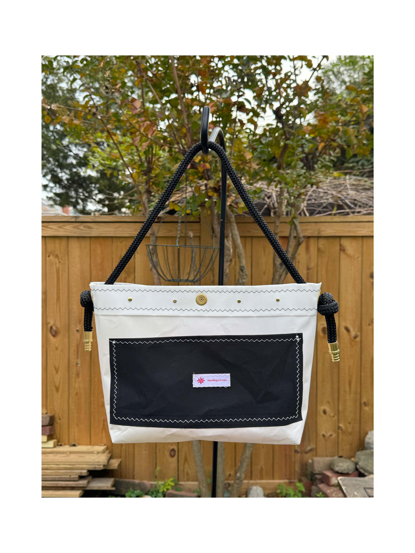 Rectangular Color Block Tote