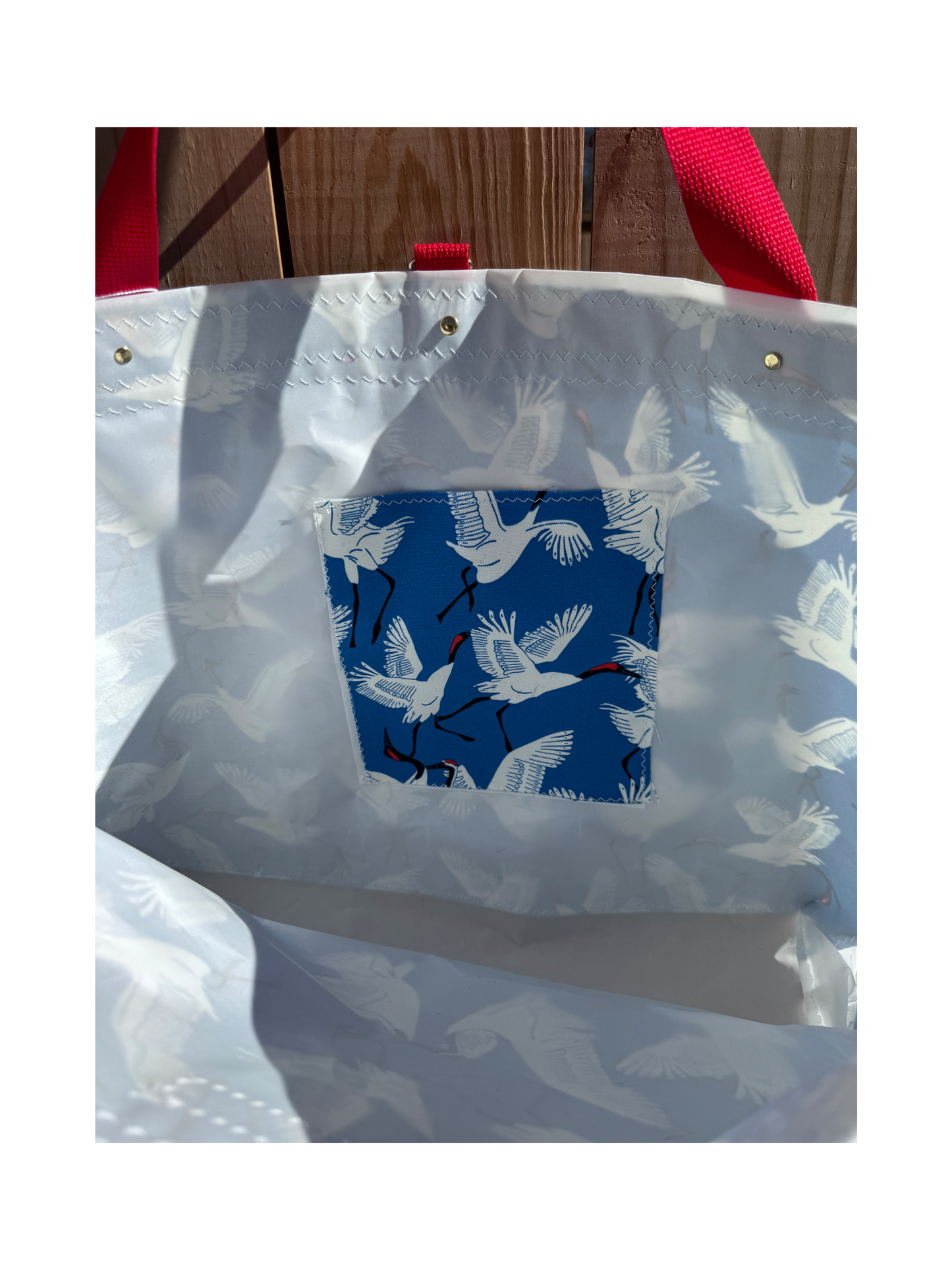 The Classic Tote (Dancing Cranes)