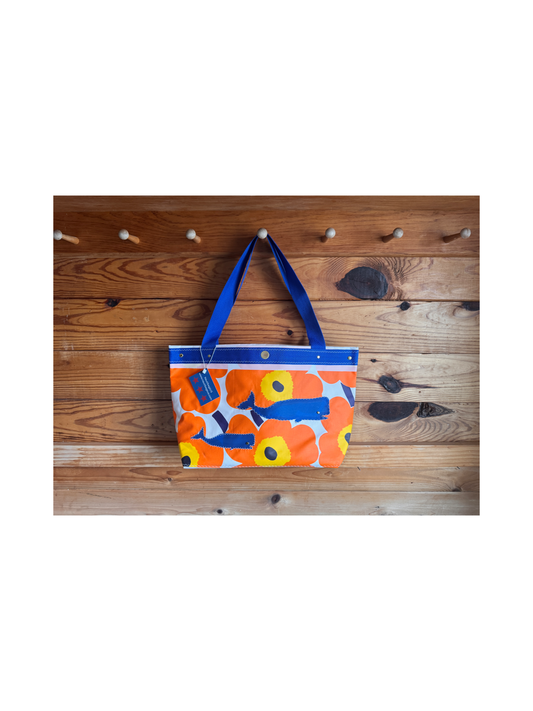 Blue PODS/Marimekko Shoulder Tote