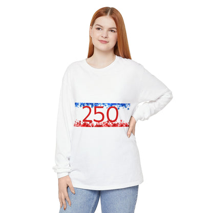 250 Nautical Sailboat Long Sleeve Tee