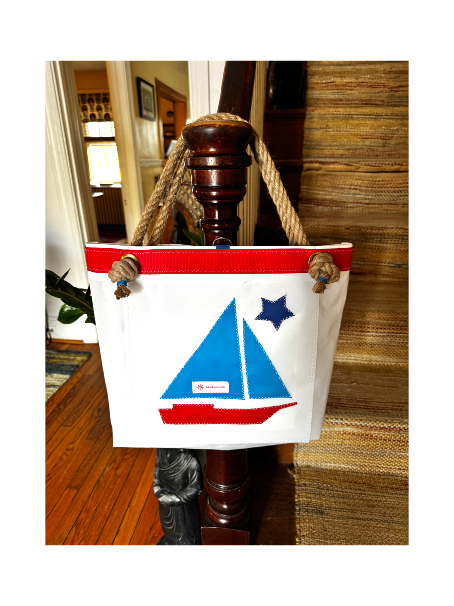 250 Celebration Skipjack Sailcloth Tote Bag