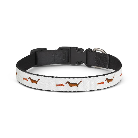 Dachshund & Fish Clip-On Pet Collar