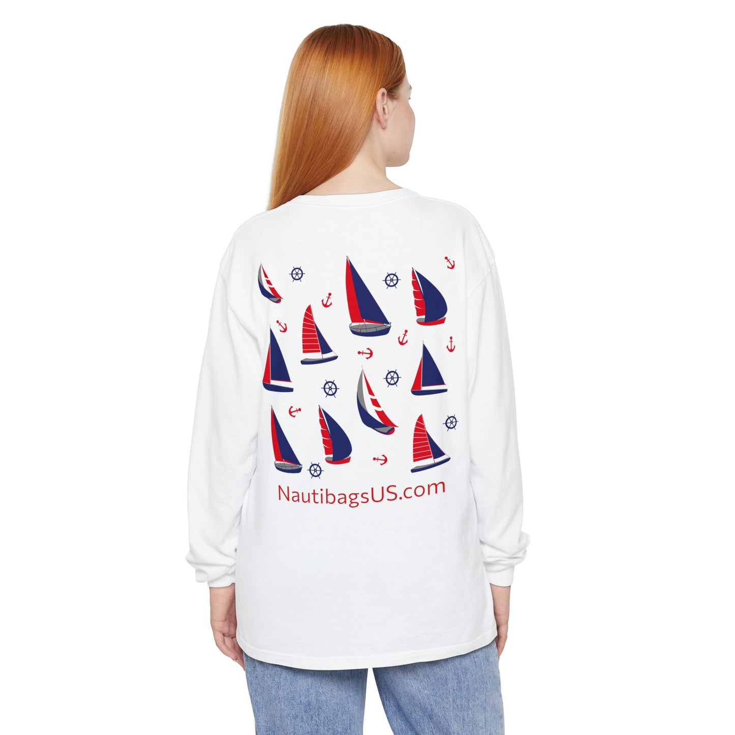 250 Nautical Sailboat Long Sleeve Tee
