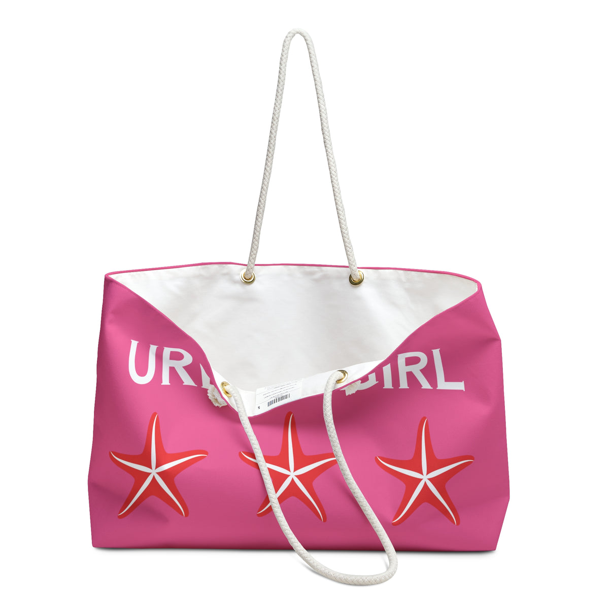URBBY GIRL Weekender Tote with Starfish