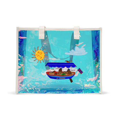 S.S. Doxie Crew Holographic Beach Tote Bag