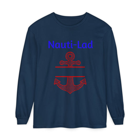 Nauti-Lad Anchor Long Sleeve T-Shirt
