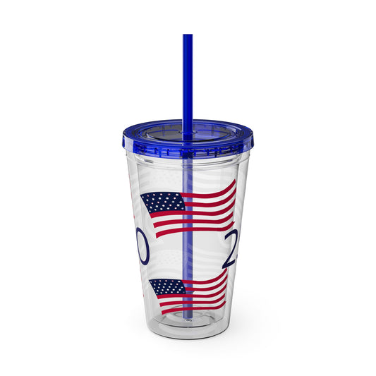 250 Celebration  16oz Tumbler with Straw