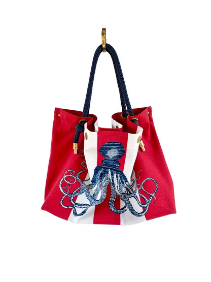 The Dinghy Bag in American Cephalopod - A Limited Edition Fabric