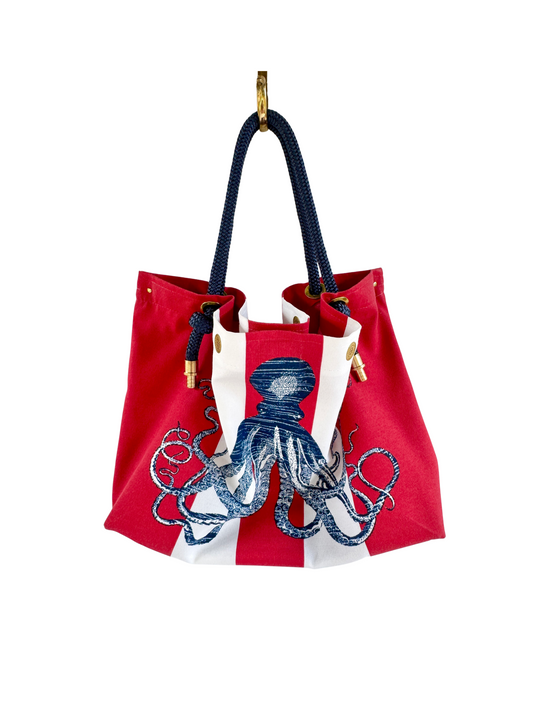 The Dinghy Bag in American Cephalopod - A Limited Edition Fabric