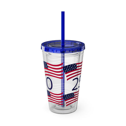250 Celebration  16oz Tumbler with Straw