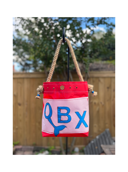 Red Fish Eye Bag with OBX Fish Tail