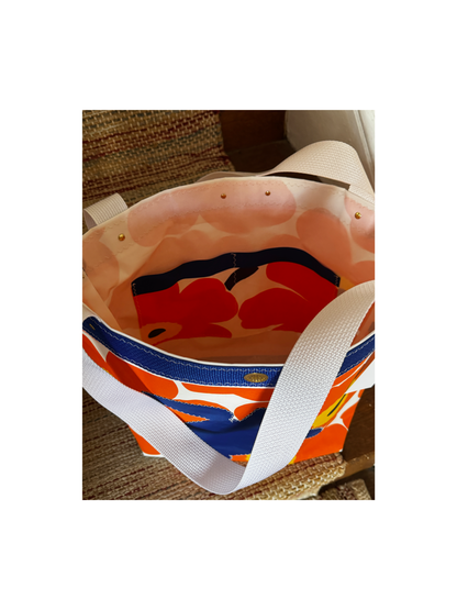 Blue Lobster/Marimekko Small Bucket Bag