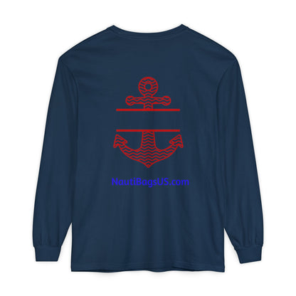 Nauti-Lad Anchor Long Sleeve T-Shirt