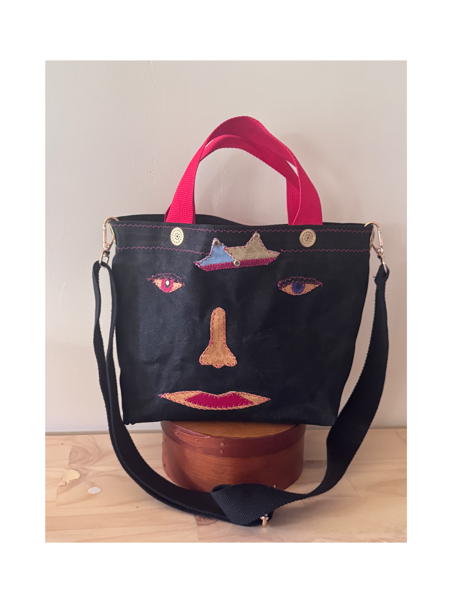 SKIPPER-ELLI Face Bag on Waxed Cotton