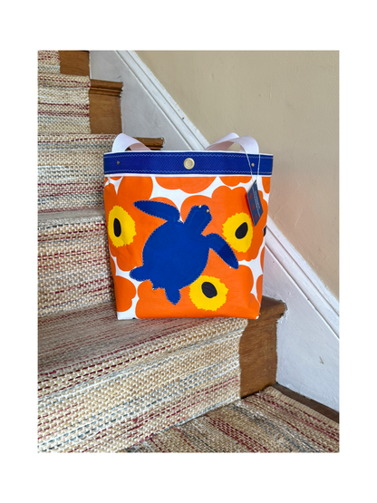 Blue Turtle/Marimekko Large Bucket Bag
