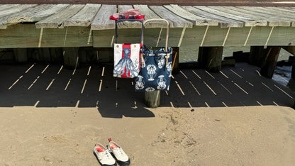 The Shrimpy Bag in American Cephalopod - A Limited Edition Fabric