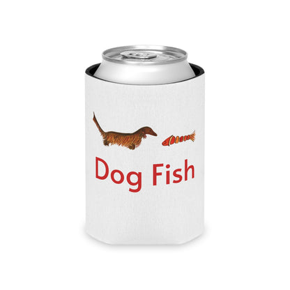 "Dog Fish" Dachshund & Fish Koozie